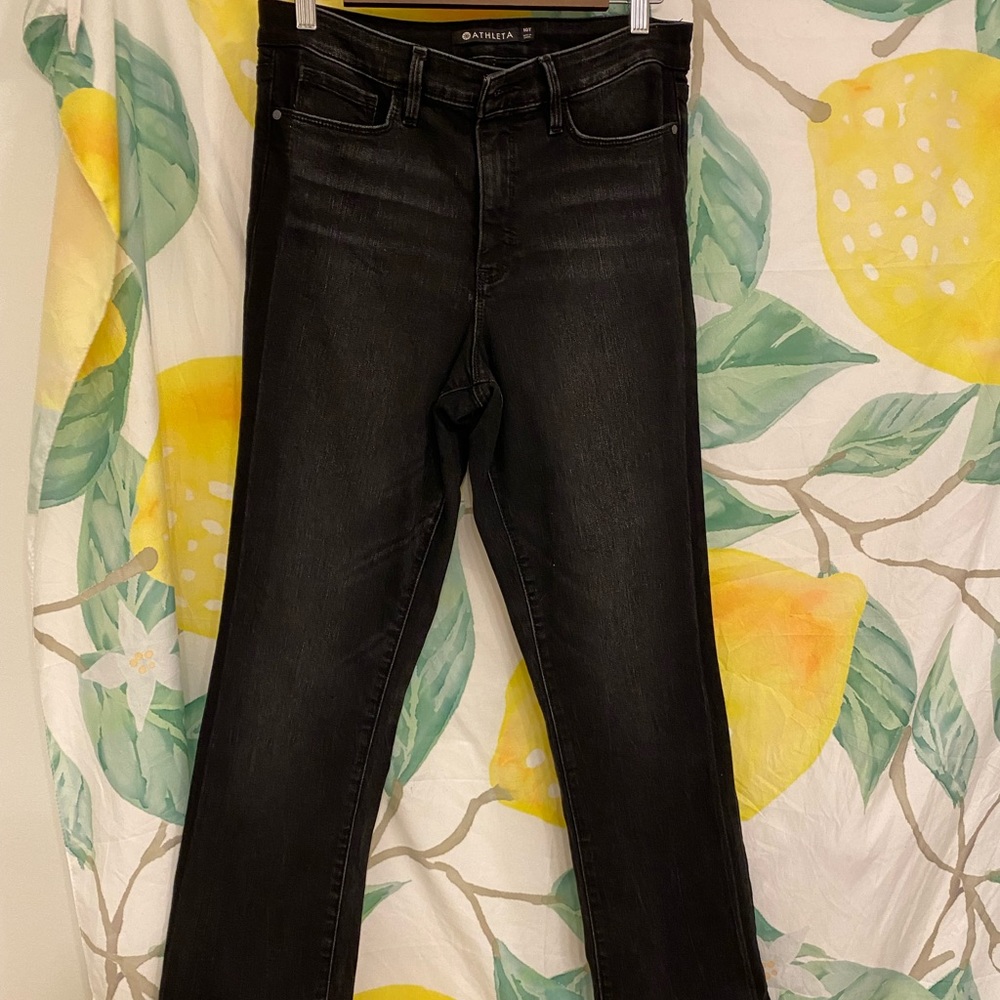Athleta High Rise Cropped Jeans